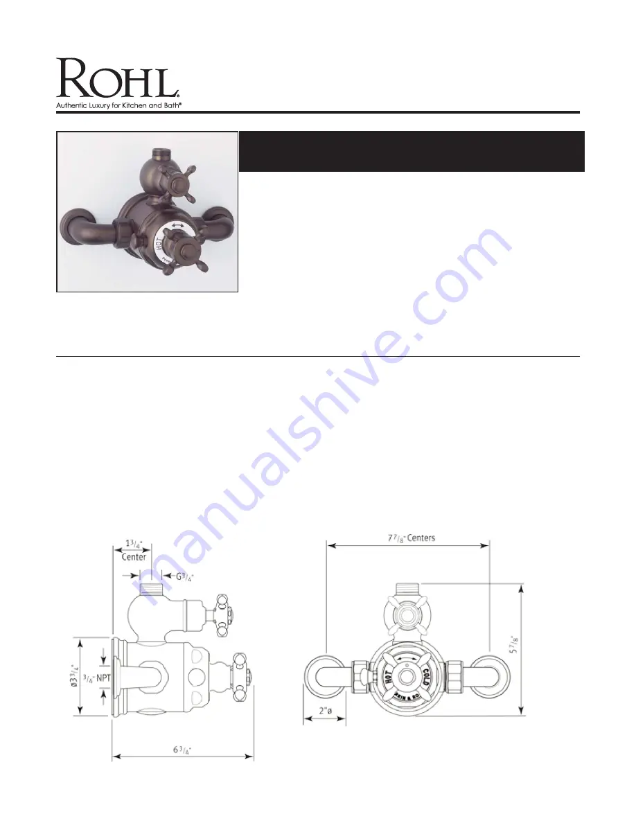 Rohl PERRIN & ROWE U.KIT1NL Скачать руководство пользователя страница 4