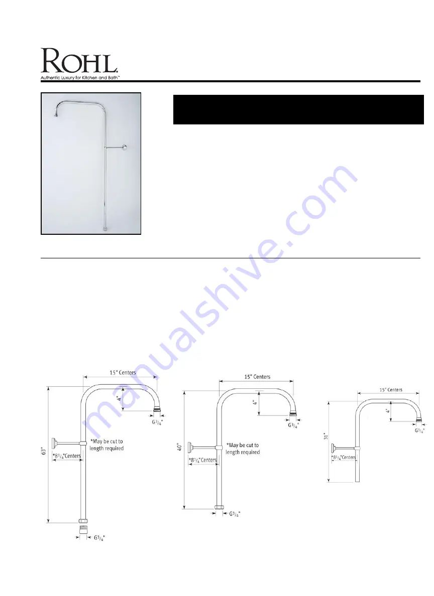 Rohl PERRIN & ROWE U.KIT1NL Manual Download Page 8