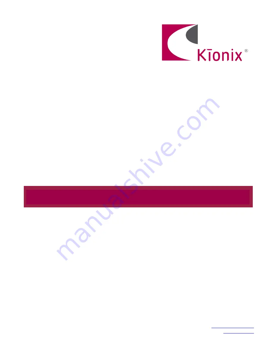 Rohm Kionix KX132-1211 Technical Reference Manual Download Page 1