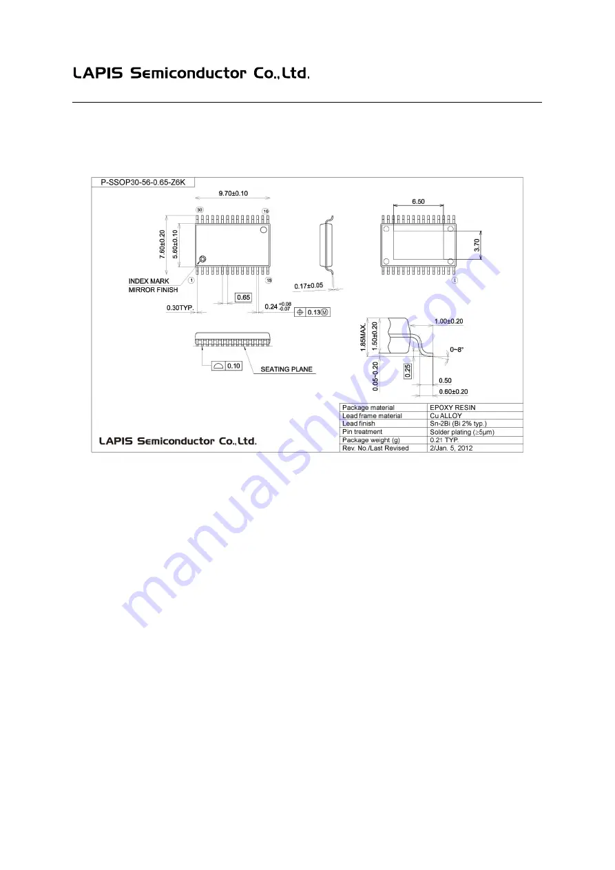 Rohm LAPIS ML22594 MB Series Скачать руководство пользователя страница 71