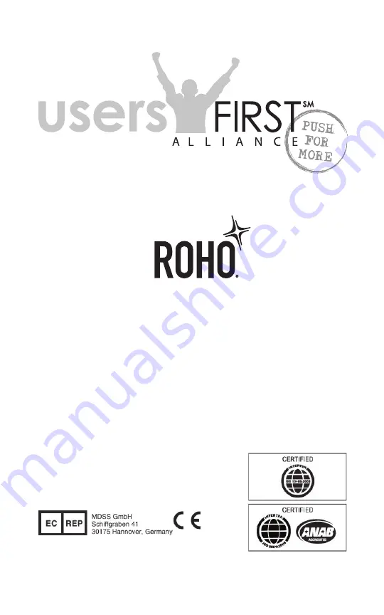 ROHO Non-Powered Mattress Operation Manual Download Page 15