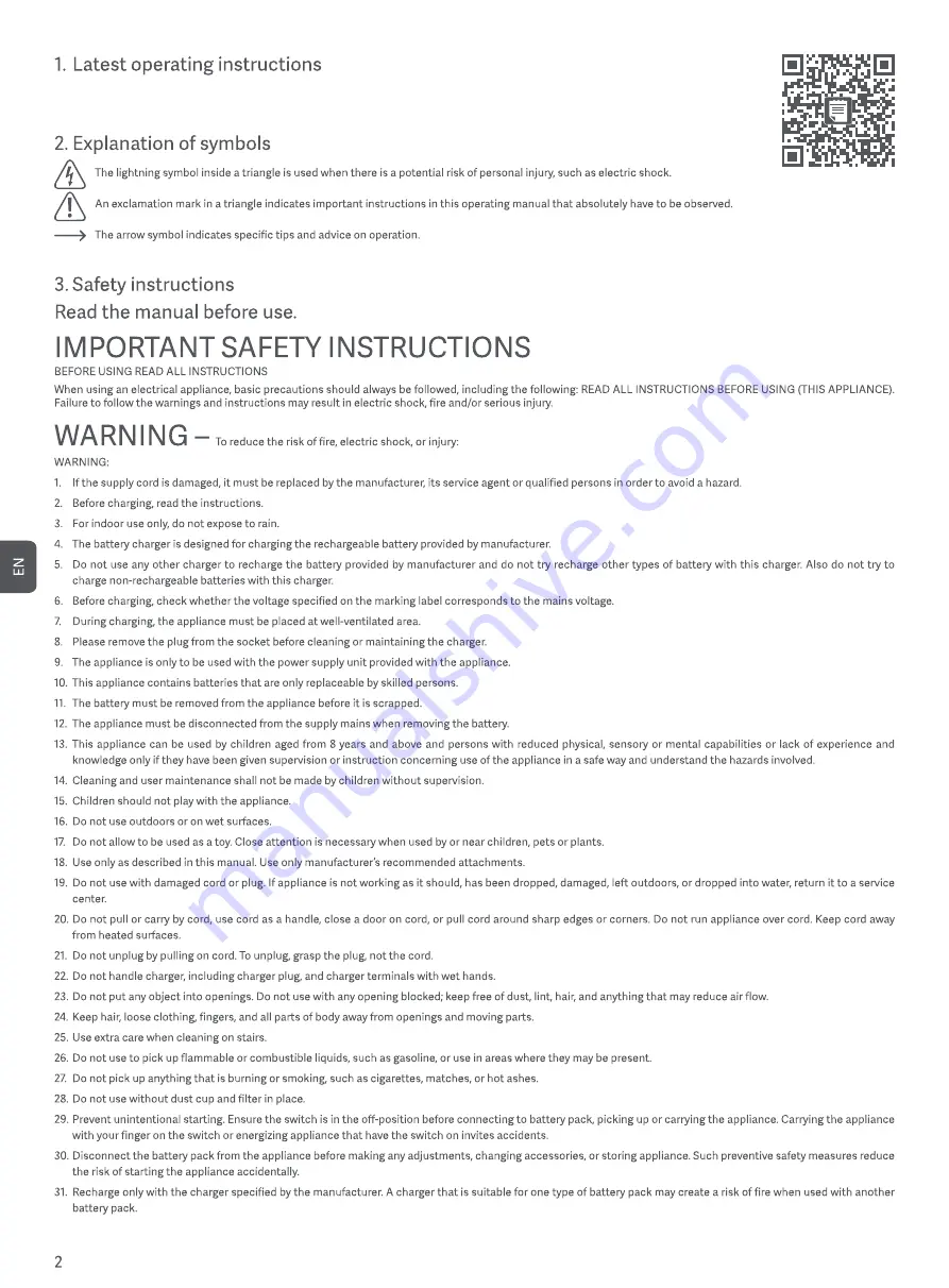 Roidmi XCQ06RM Operation Manual Download Page 3