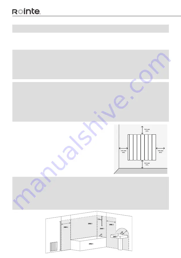 Rointe BRI0330RAD Installation And User Manual Download Page 32