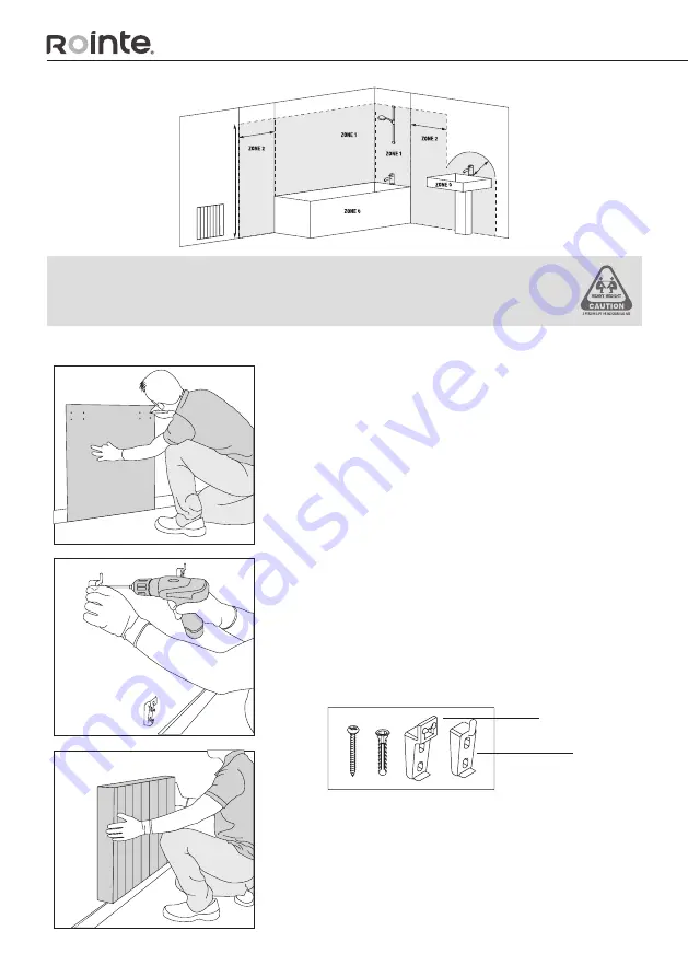 Rointe BRI1100RADC Installation And User Manual Download Page 80