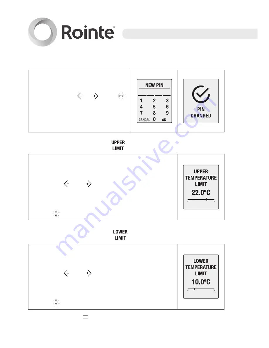 Rointe DELTA ULTIMATE Instruction Manual Download Page 22