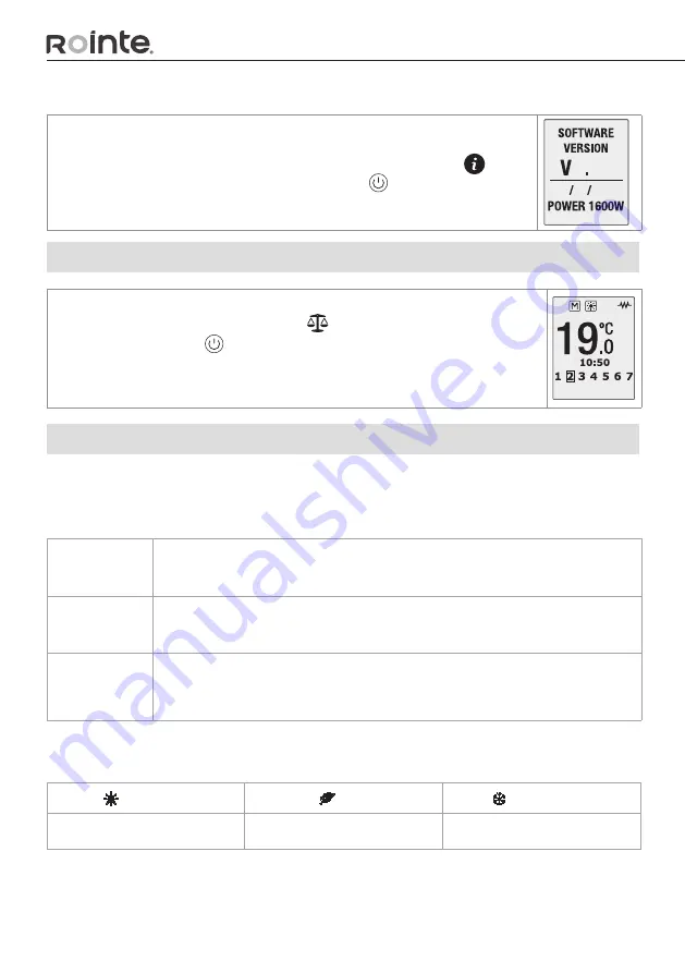 Rointe KRN1100RADC3 Installation And User Manual Download Page 18