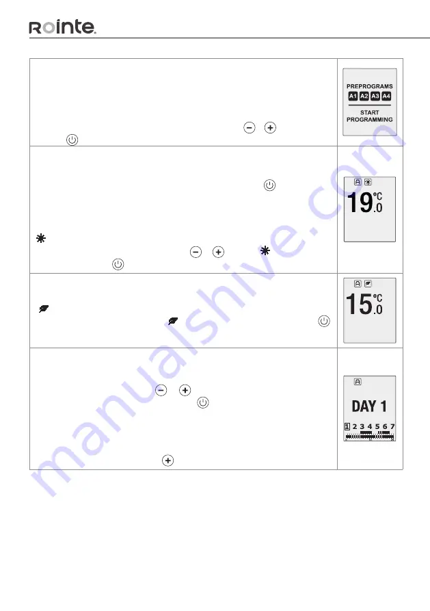 Rointe KRN1100RADC3 Installation And User Manual Download Page 76