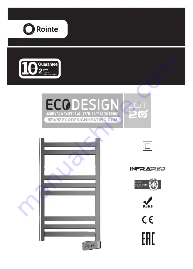 Rointe KYROS KTI030SE 3 Series Instruction Manual Download Page 1