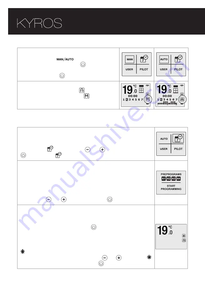 Rointe KYROS KTI030SE 3 Series Instruction Manual Download Page 12