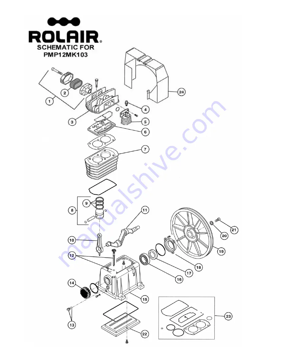 Rolair 5520MK103 Owner'S Manual Download Page 44