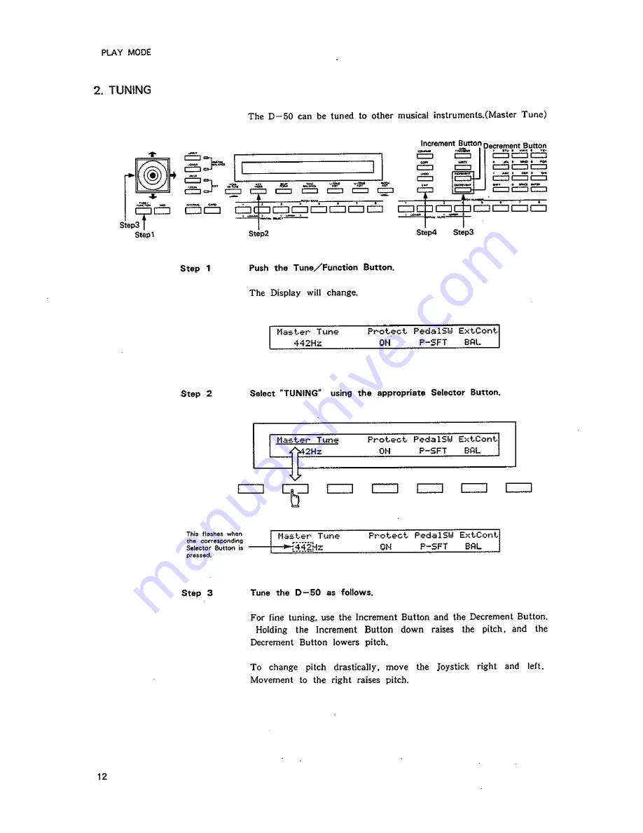 Roland D-50 Owner'S Manual Download Page 12