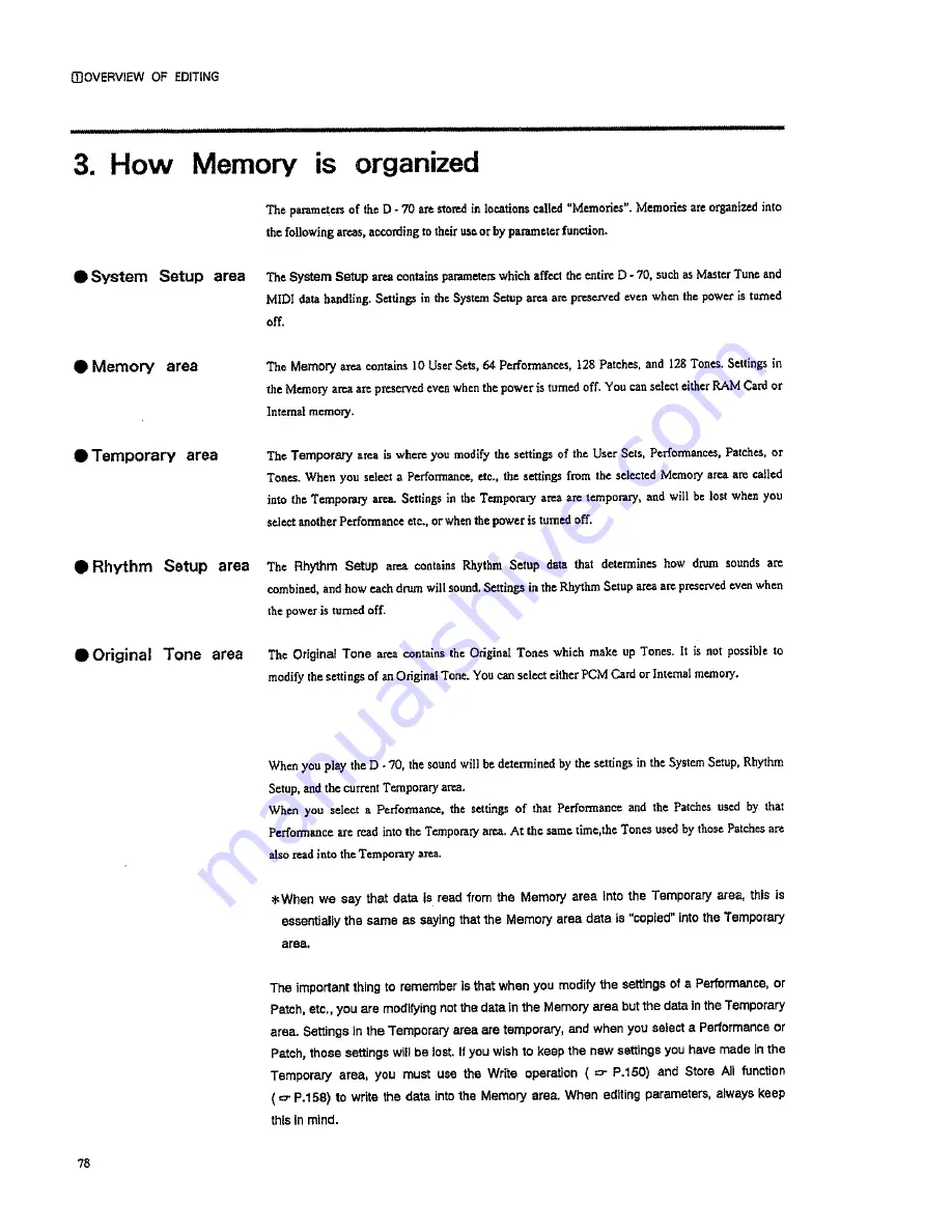 Roland D-70 Owner'S Manual Download Page 80