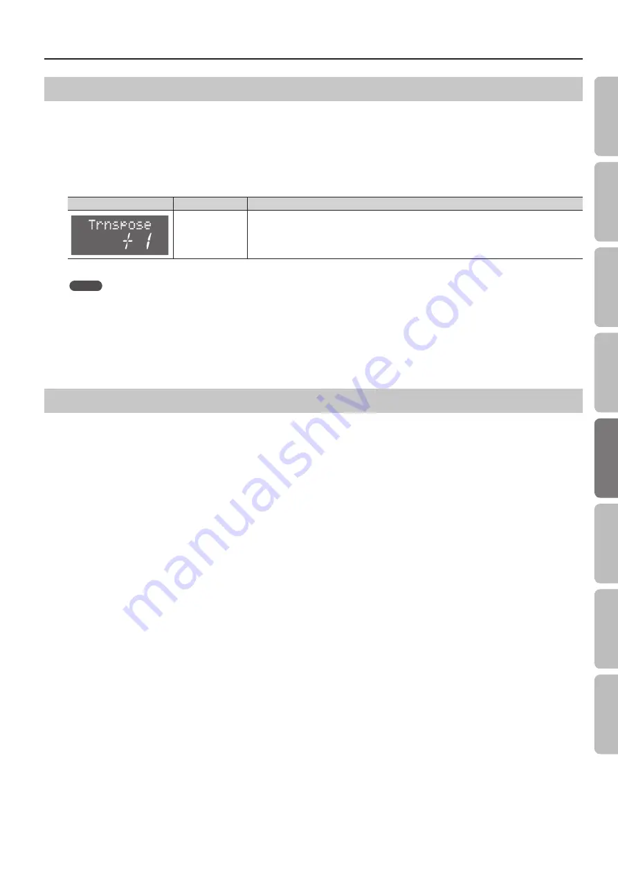 Roland DP90e Owner'S Manual Download Page 35