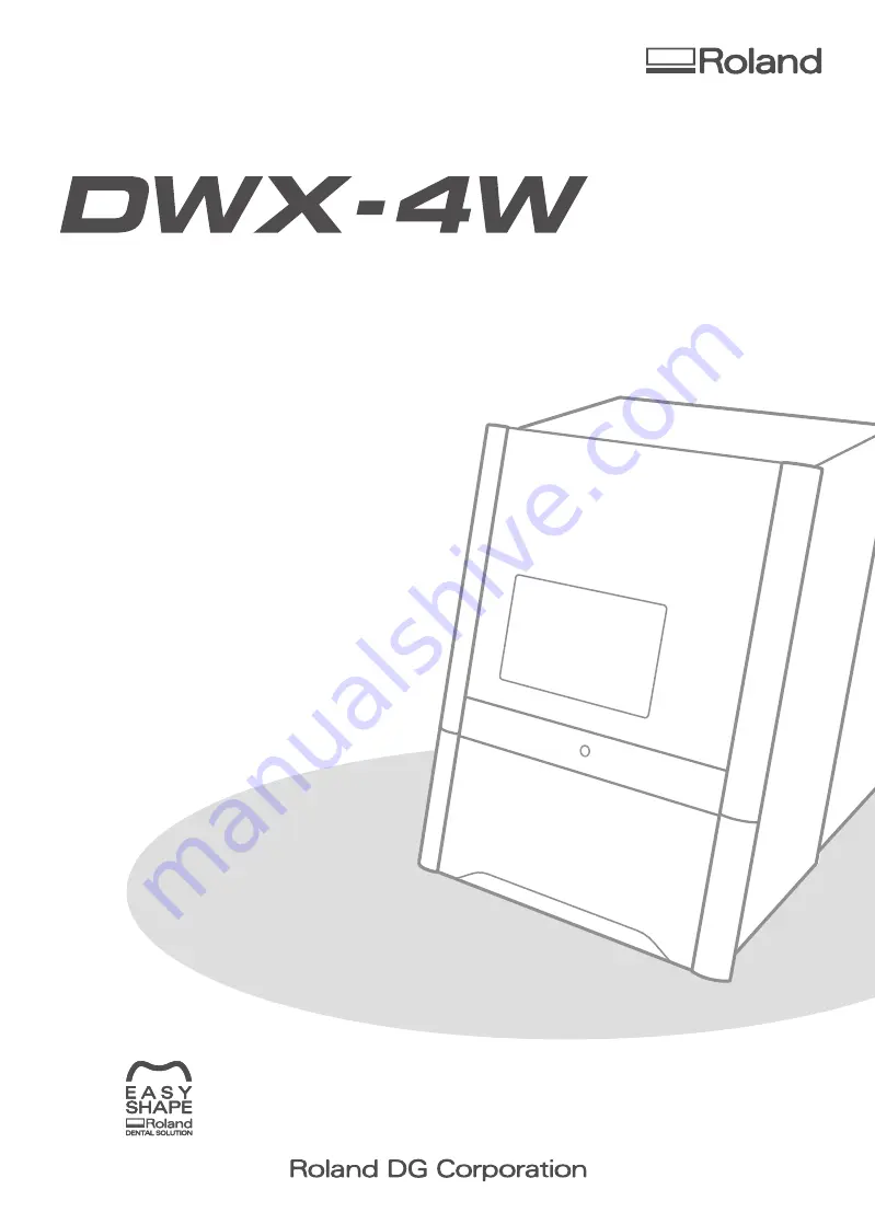 Roland DWX-4W Setup Manual Download Page 1