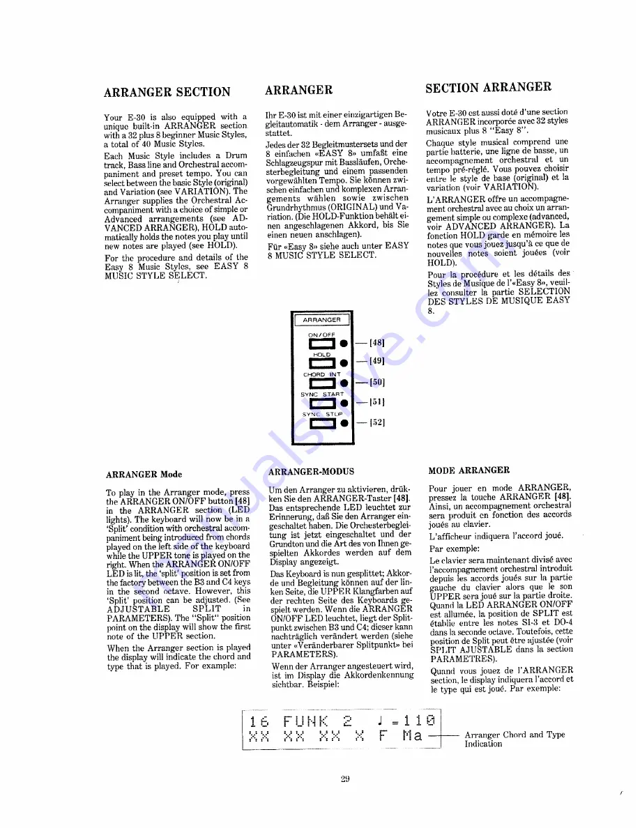 Roland E-30 Owner'S Manual Download Page 29