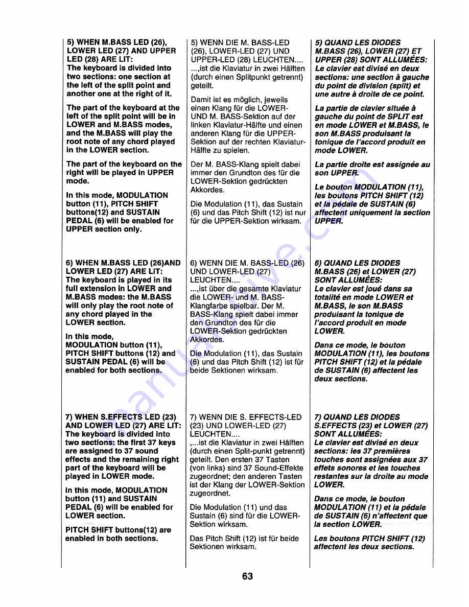 Roland E-36 Owner'S Manual Download Page 63