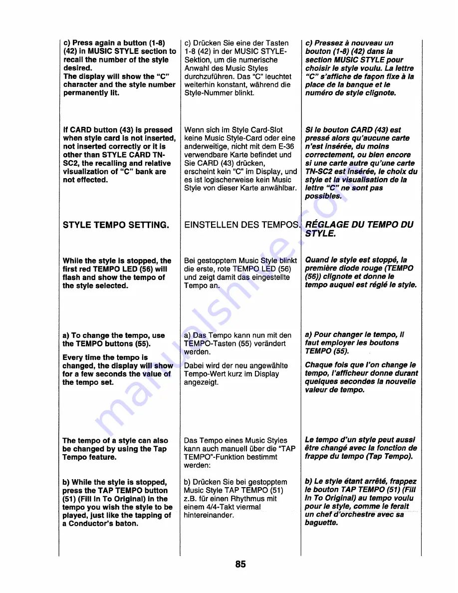 Roland E-36 Owner'S Manual Download Page 85