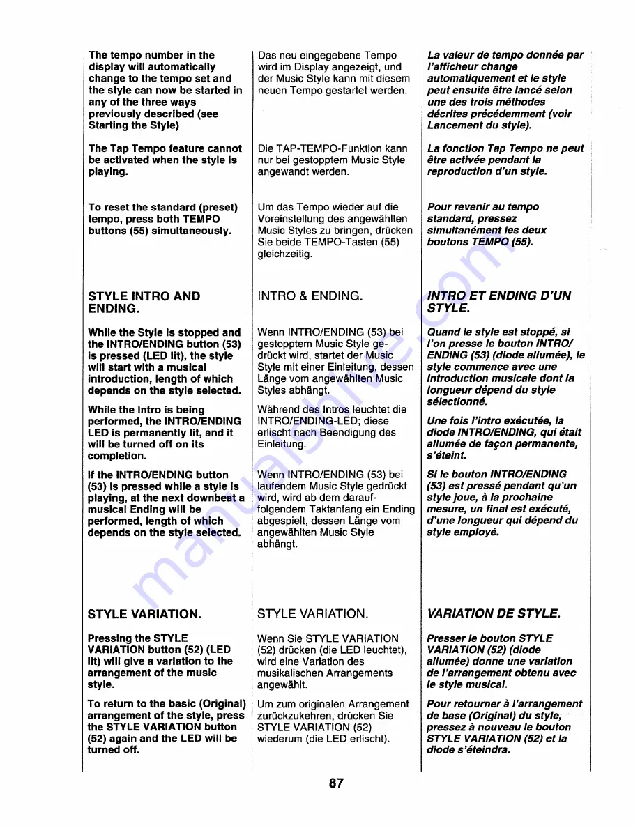 Roland E-36 Owner'S Manual Download Page 87