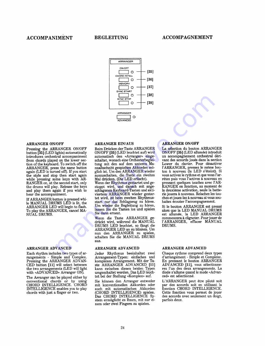 Roland E-5 Owner'S Manual Download Page 22