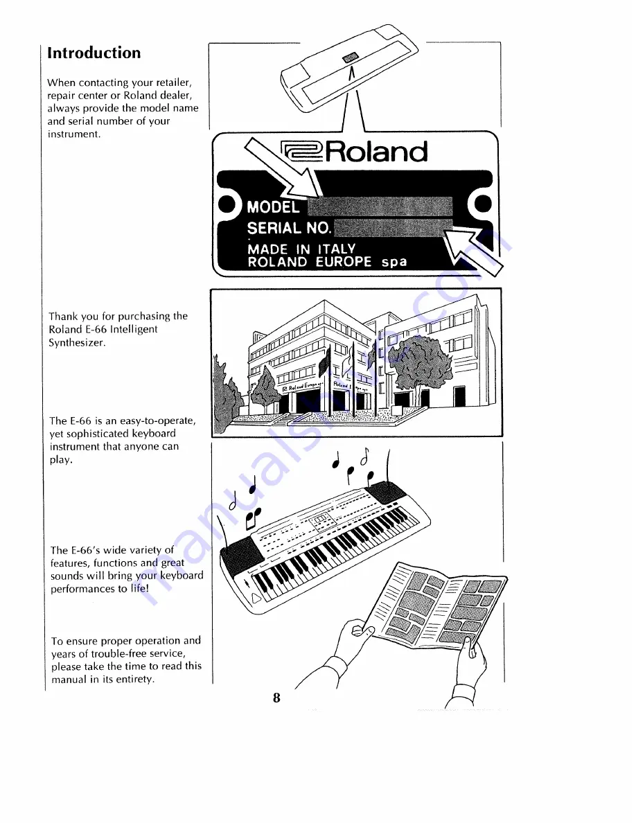 Roland E-66 Скачать руководство пользователя страница 8