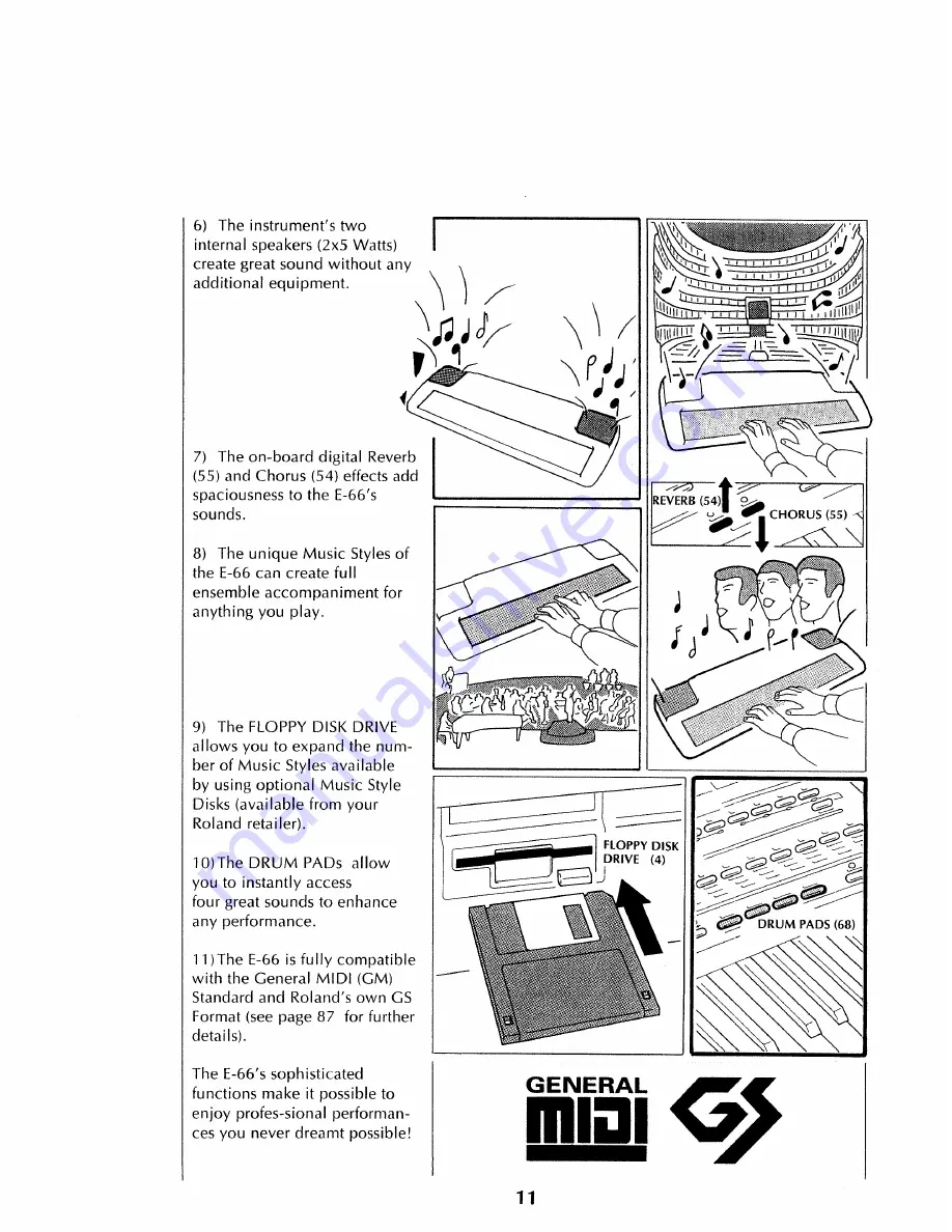 Roland E-66 Скачать руководство пользователя страница 11