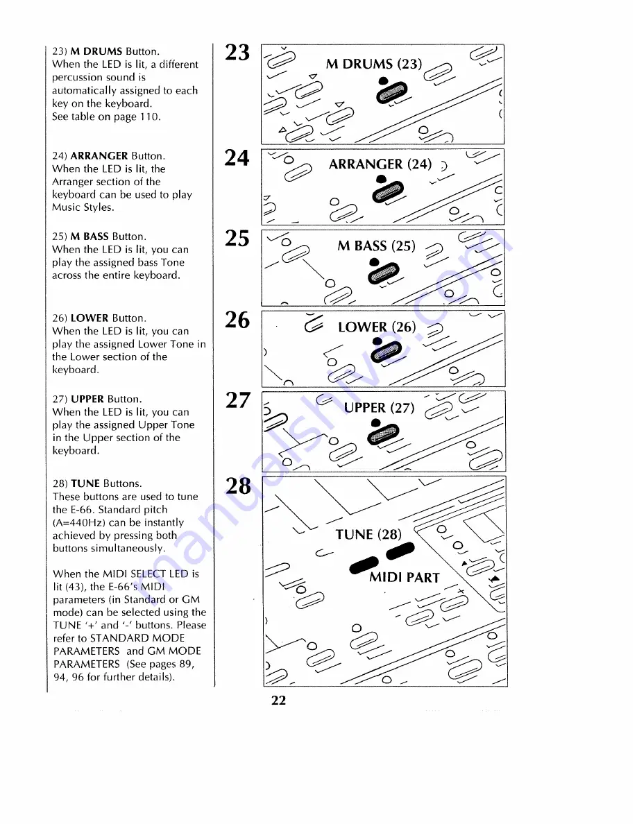 Roland E-66 Скачать руководство пользователя страница 22