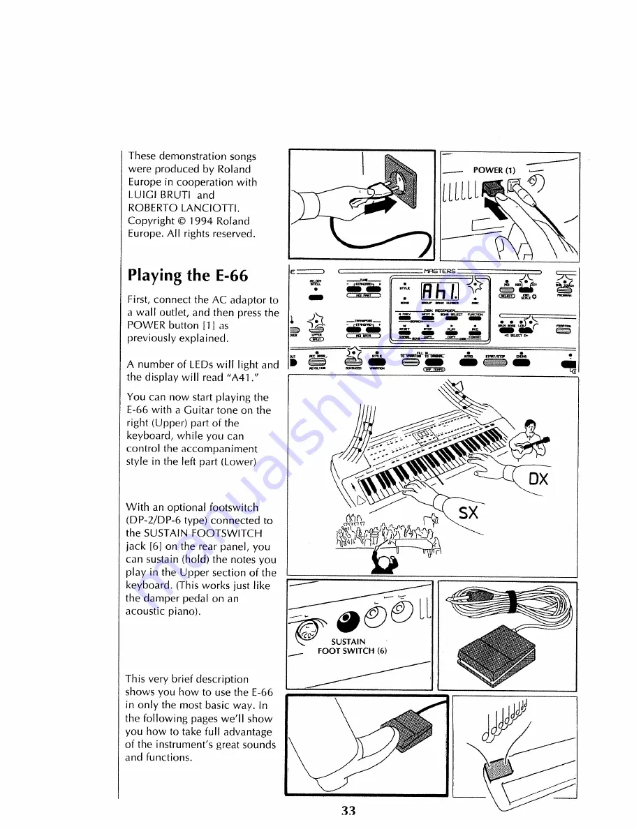 Roland E-66 Скачать руководство пользователя страница 33