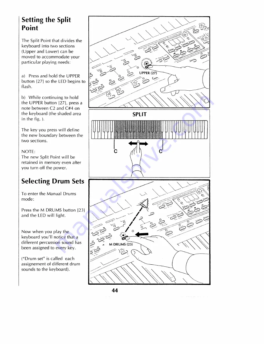 Roland E-66 Owner'S Manual Download Page 44