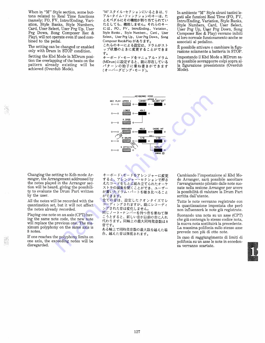 Roland E-70 Owner'S Manual Download Page 135