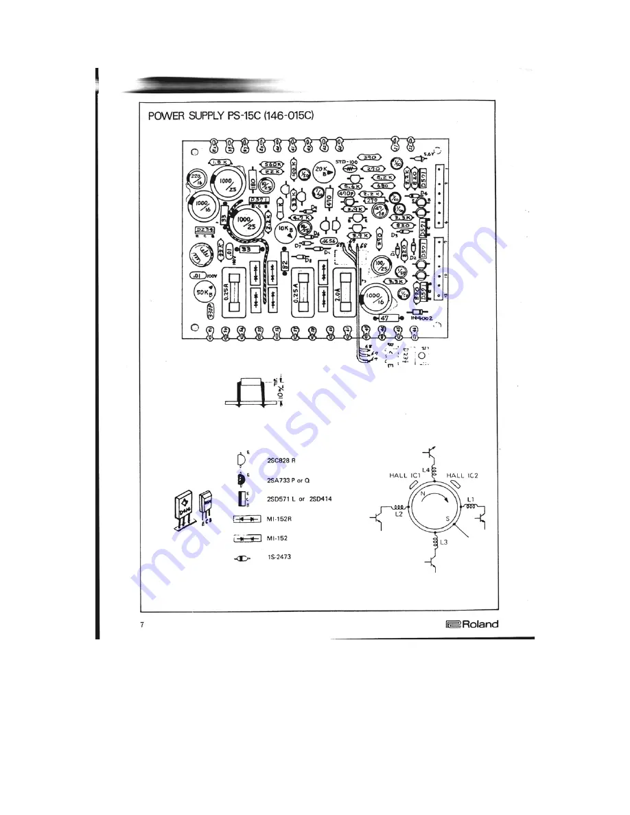 Roland Echo Chamber RE-101 Service Notes Download Page 10