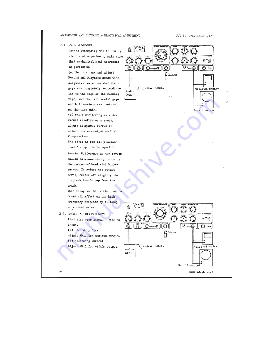 Roland Echo Chamber RE-101 Скачать руководство пользователя страница 22