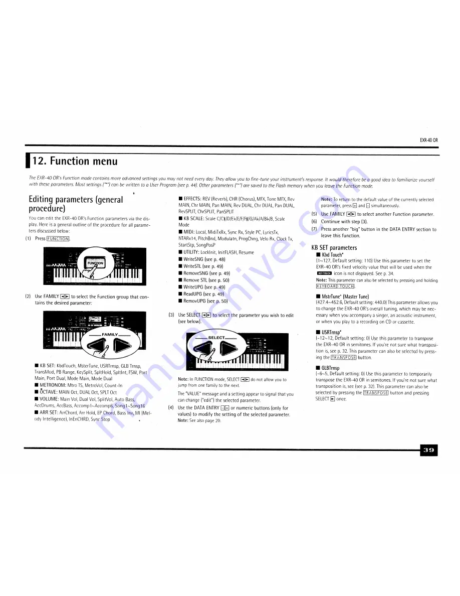 Roland EXR-40 or Скачать руководство пользователя страница 41