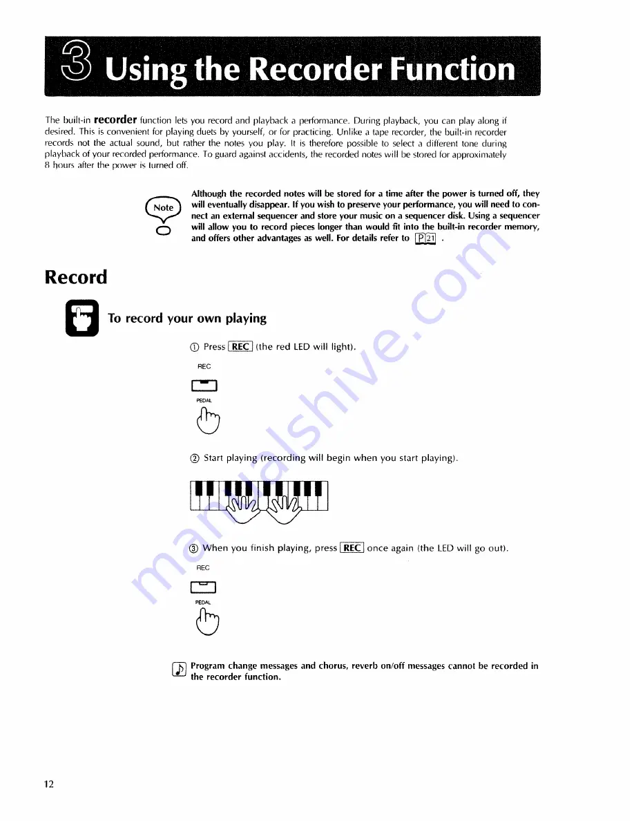 Roland HP 1700 Owner'S Manual Download Page 14