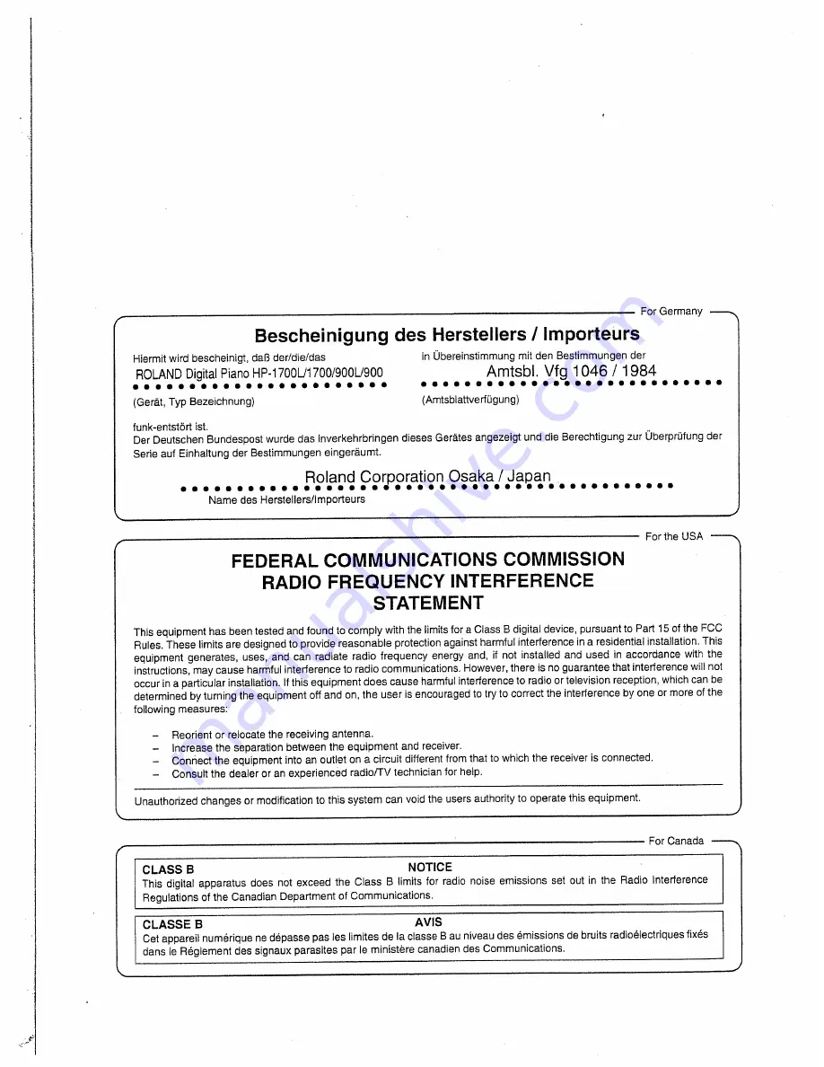 Roland HP 1700 Owner'S Manual Download Page 33