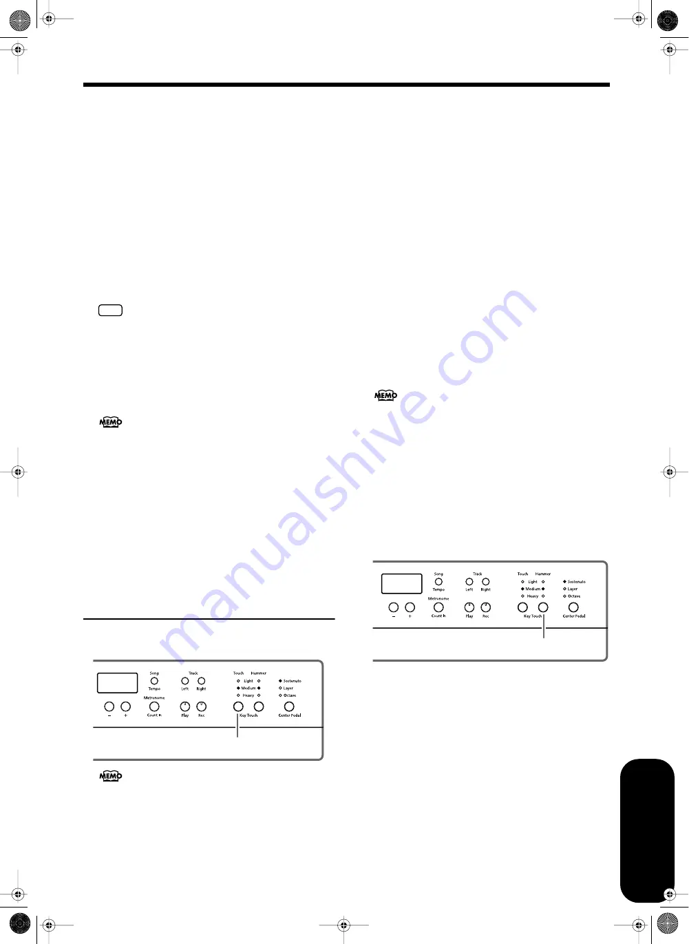 Roland HP107e Скачать руководство пользователя страница 217