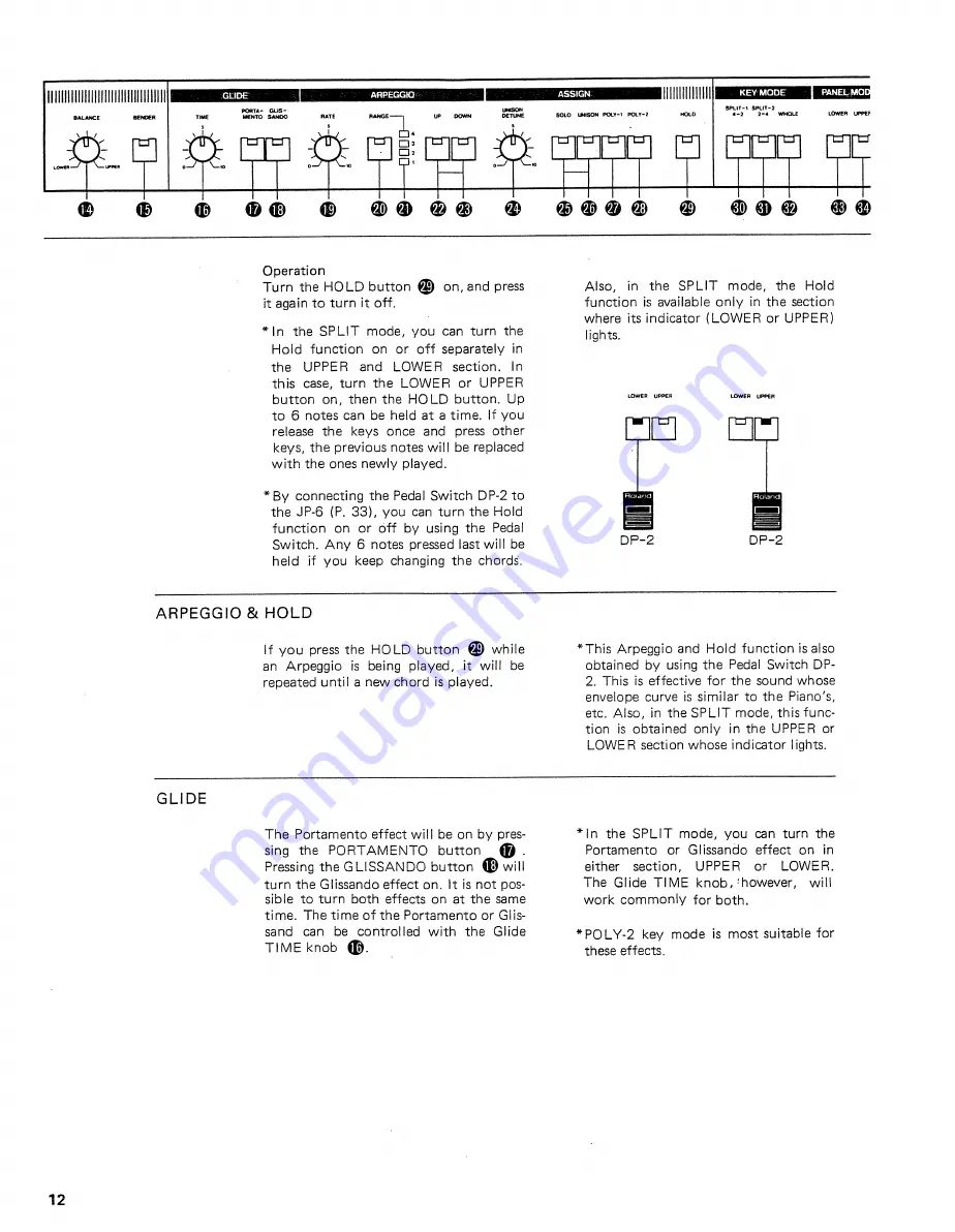 Roland JP-6 Скачать руководство пользователя страница 16