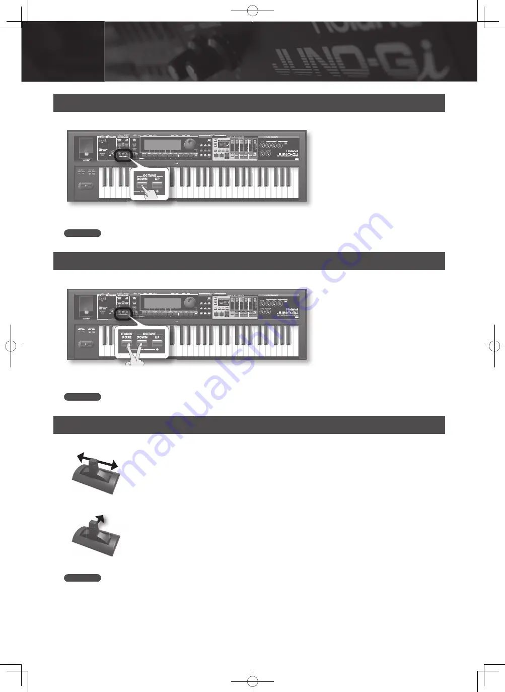 Roland JUNIO-Gi Quick Manual Download Page 10