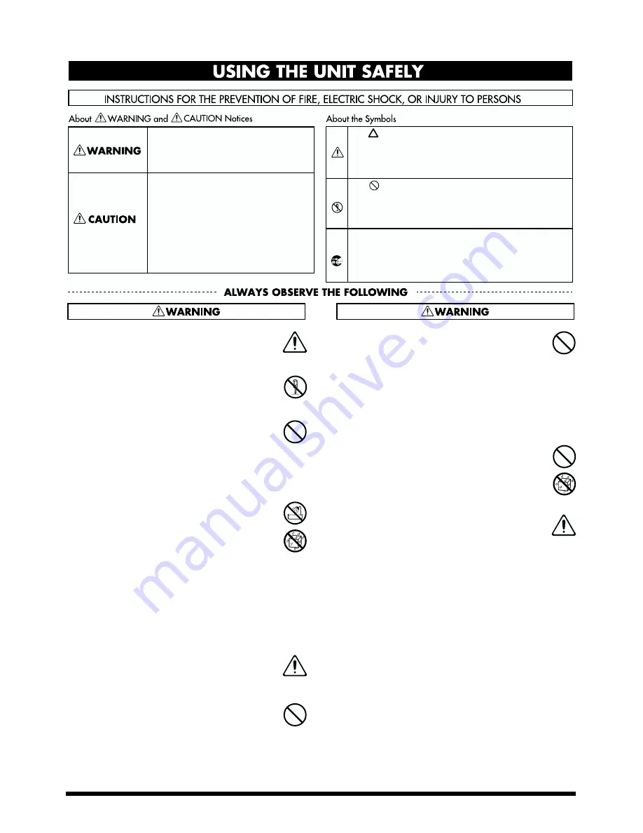 Roland KC-60 Owner'S Manual Download Page 3