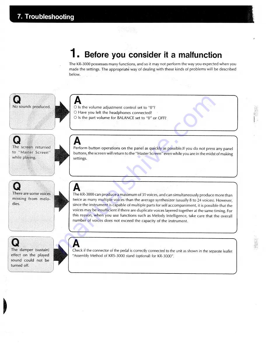 Roland KR-3000 Owner'S Manual Download Page 87