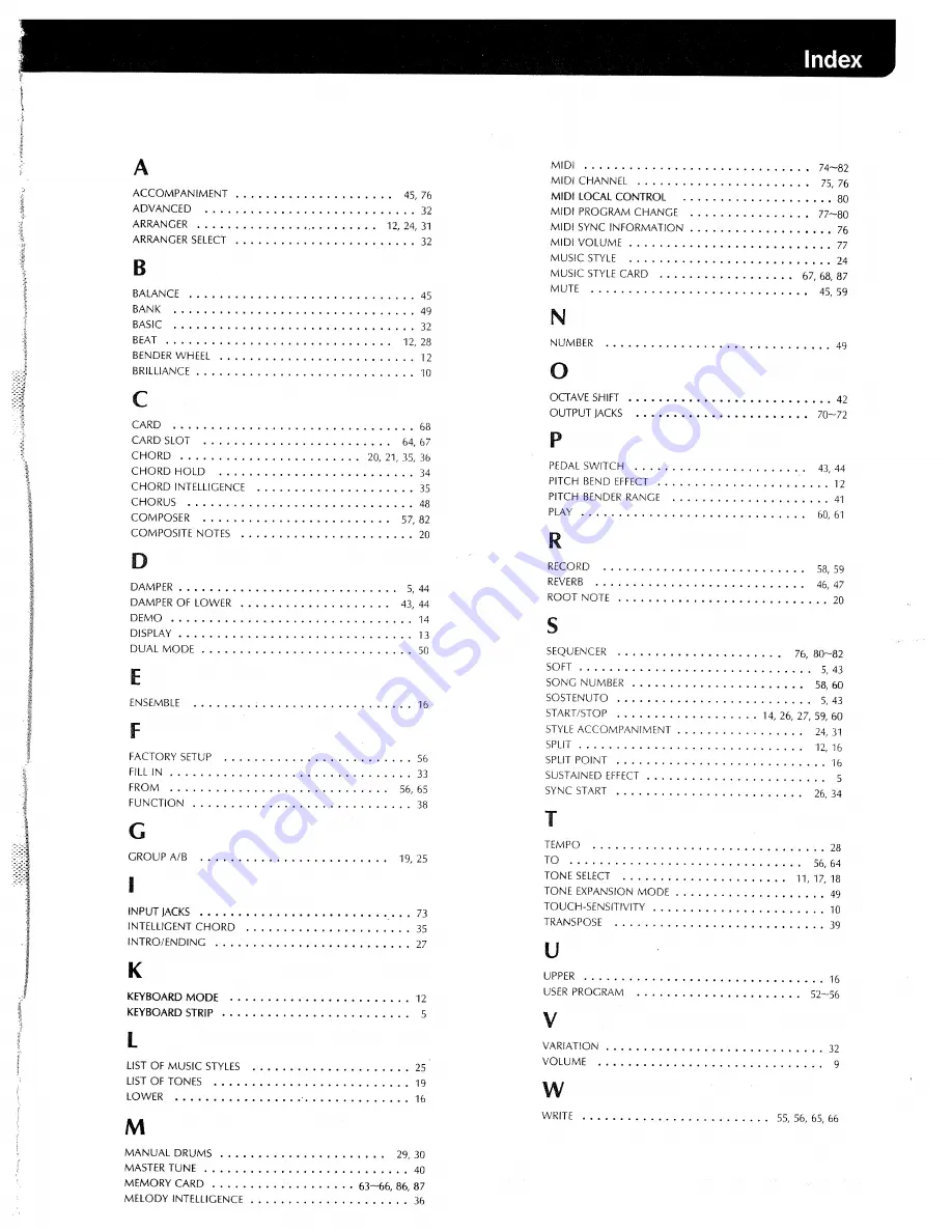 Roland KR-3000 Owner'S Manual Download Page 94