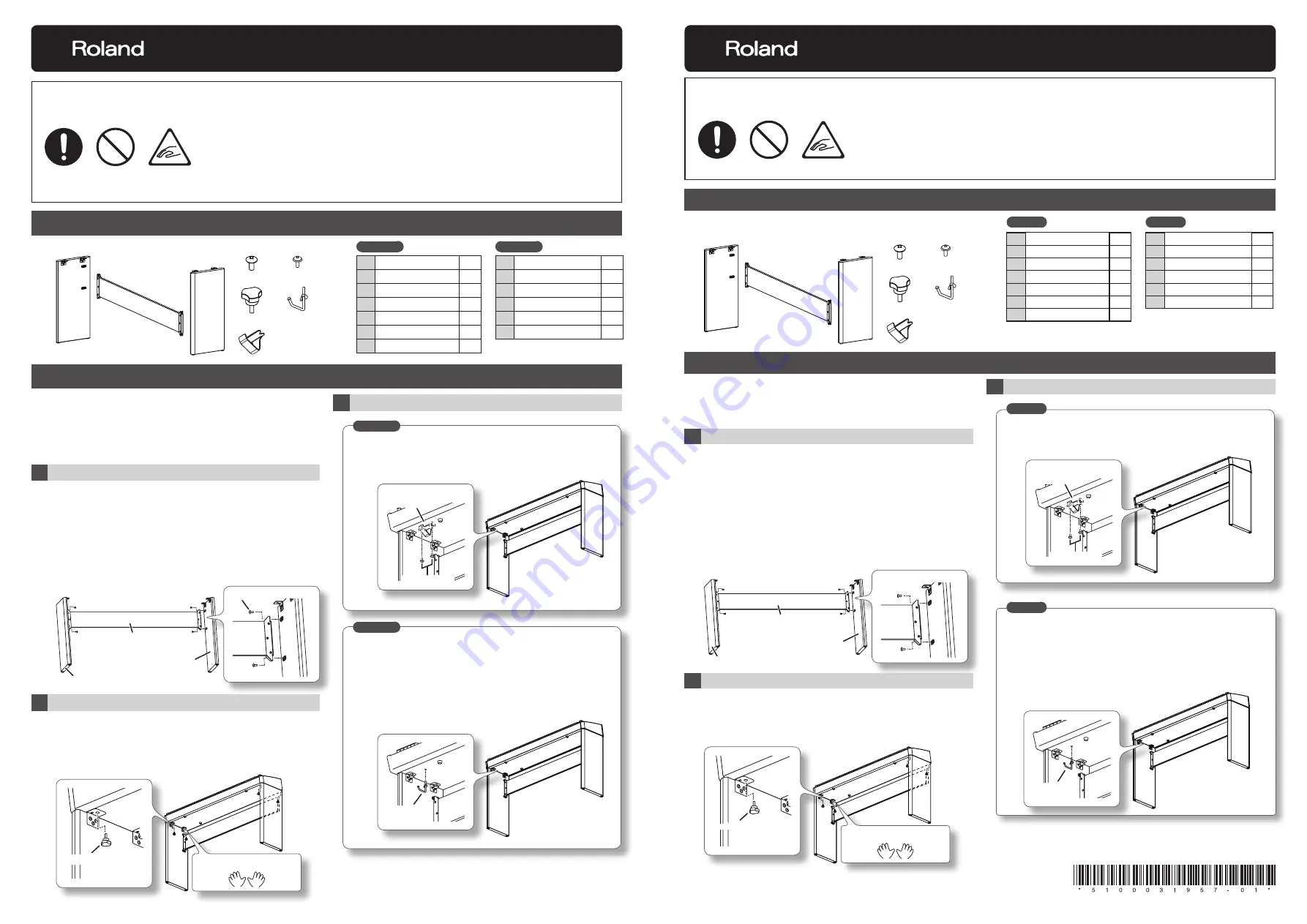 Roland KSC-76 Owner'S Manual Download Page 1