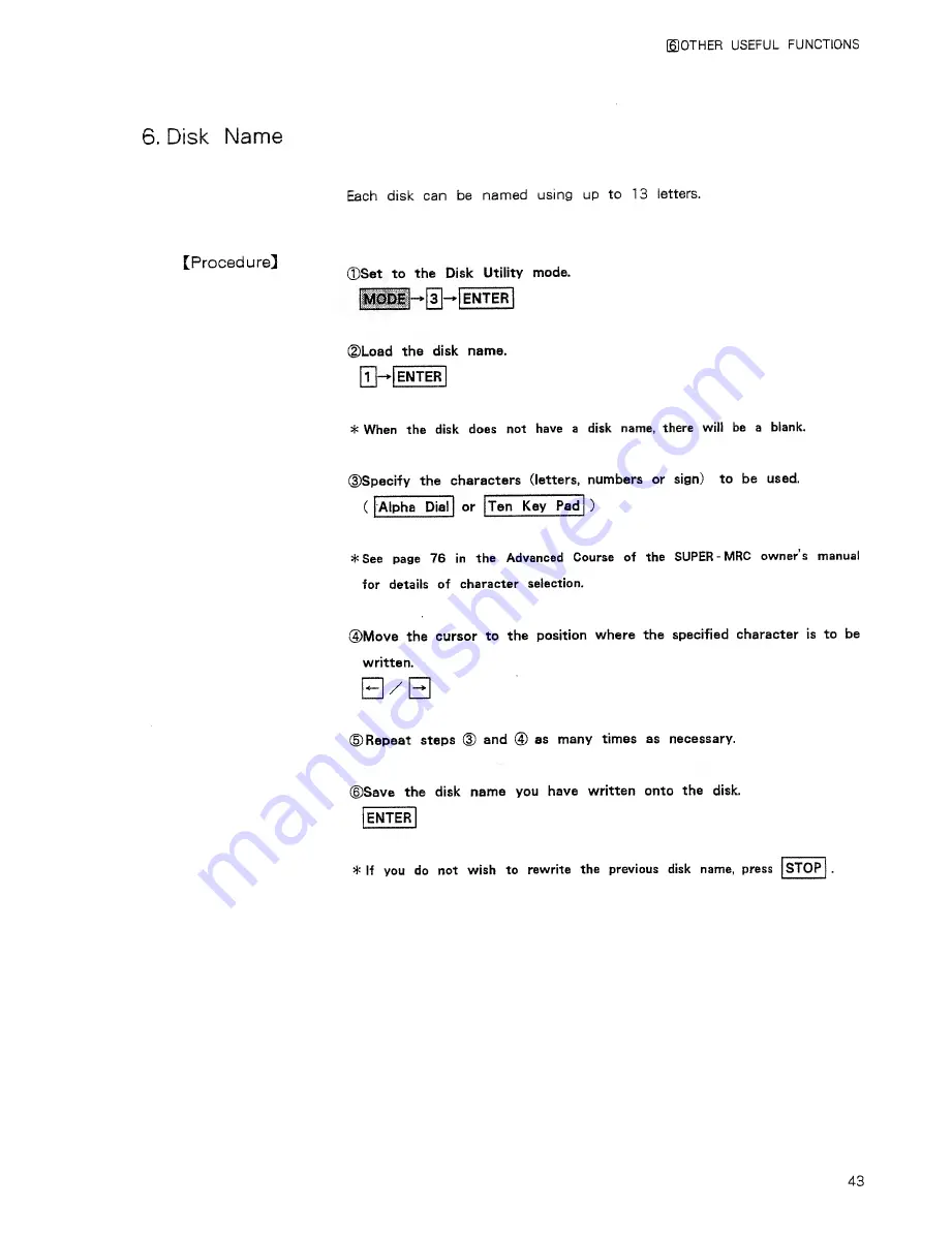 Roland MC-5DDMKII Owner'S Manual Download Page 57