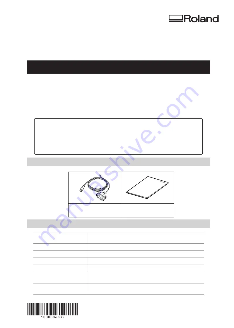 Roland ME-US3 Installation And Connection Manual Download Page 1