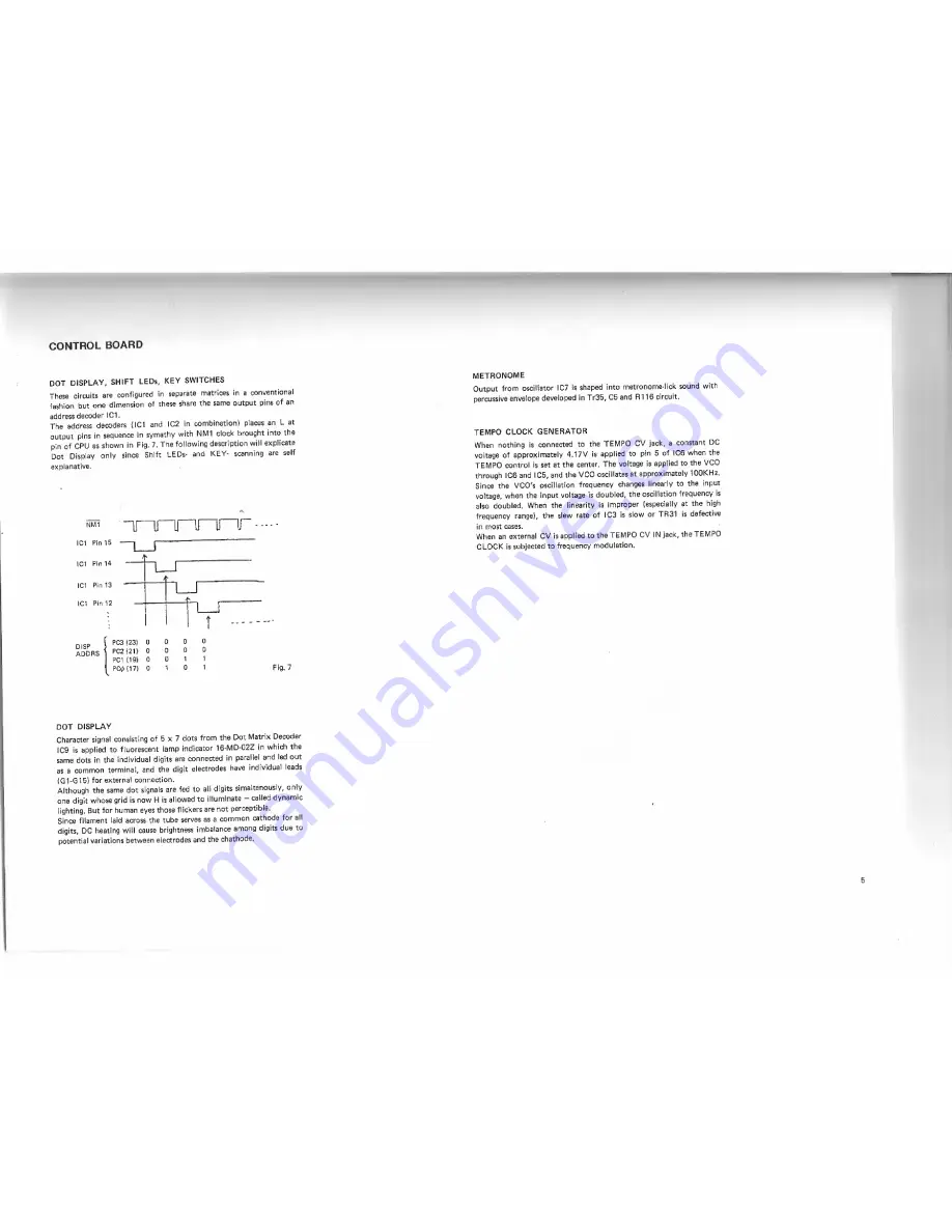 Roland MicroComposer MC-4 Service Notes Download Page 5