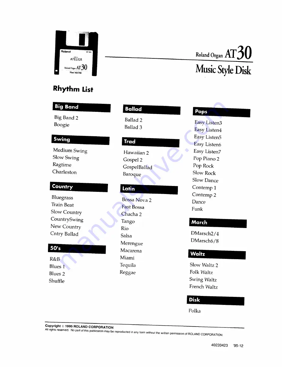 Roland Music Atelier AT-30 Owner'S Manual Download Page 59