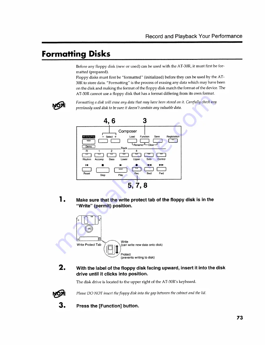 Roland Music Atelier AT-30R Owner'S Manual Download Page 73