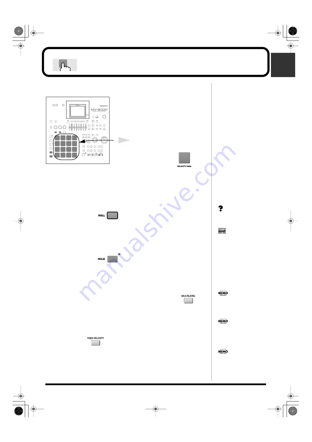 Roland MV-8000 Quick Start Manual Download Page 13