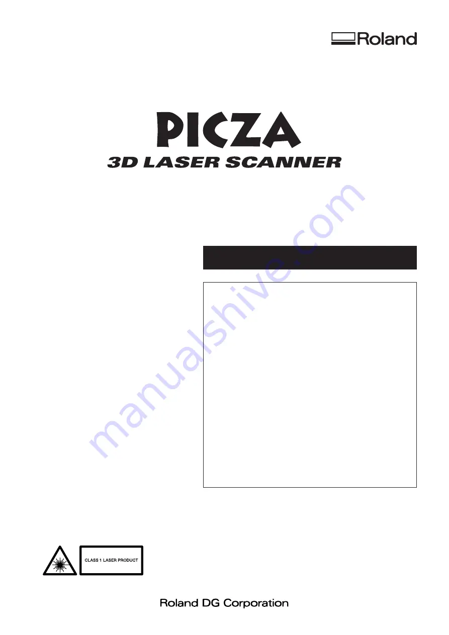 Roland Picza LPX-250 User Manual Download Page 1