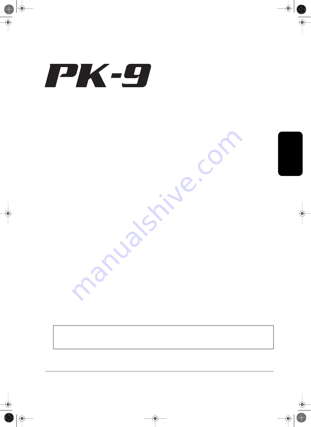 Roland PK-9 Owner'S Manual Download Page 39