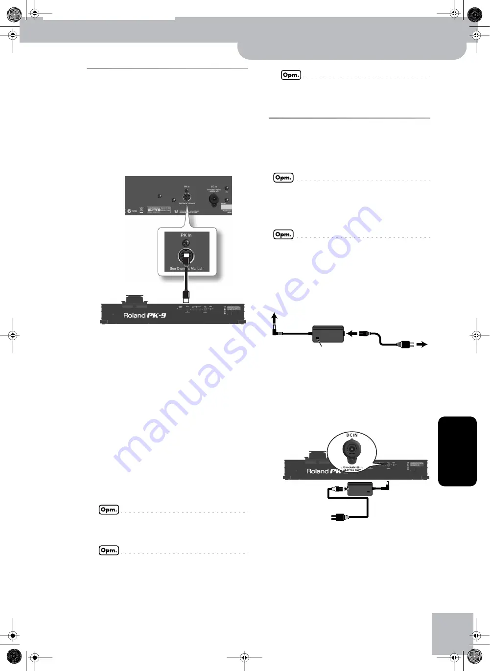 Roland PK-9 Owner'S Manual Download Page 101